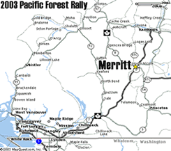 BC Map to Merritt